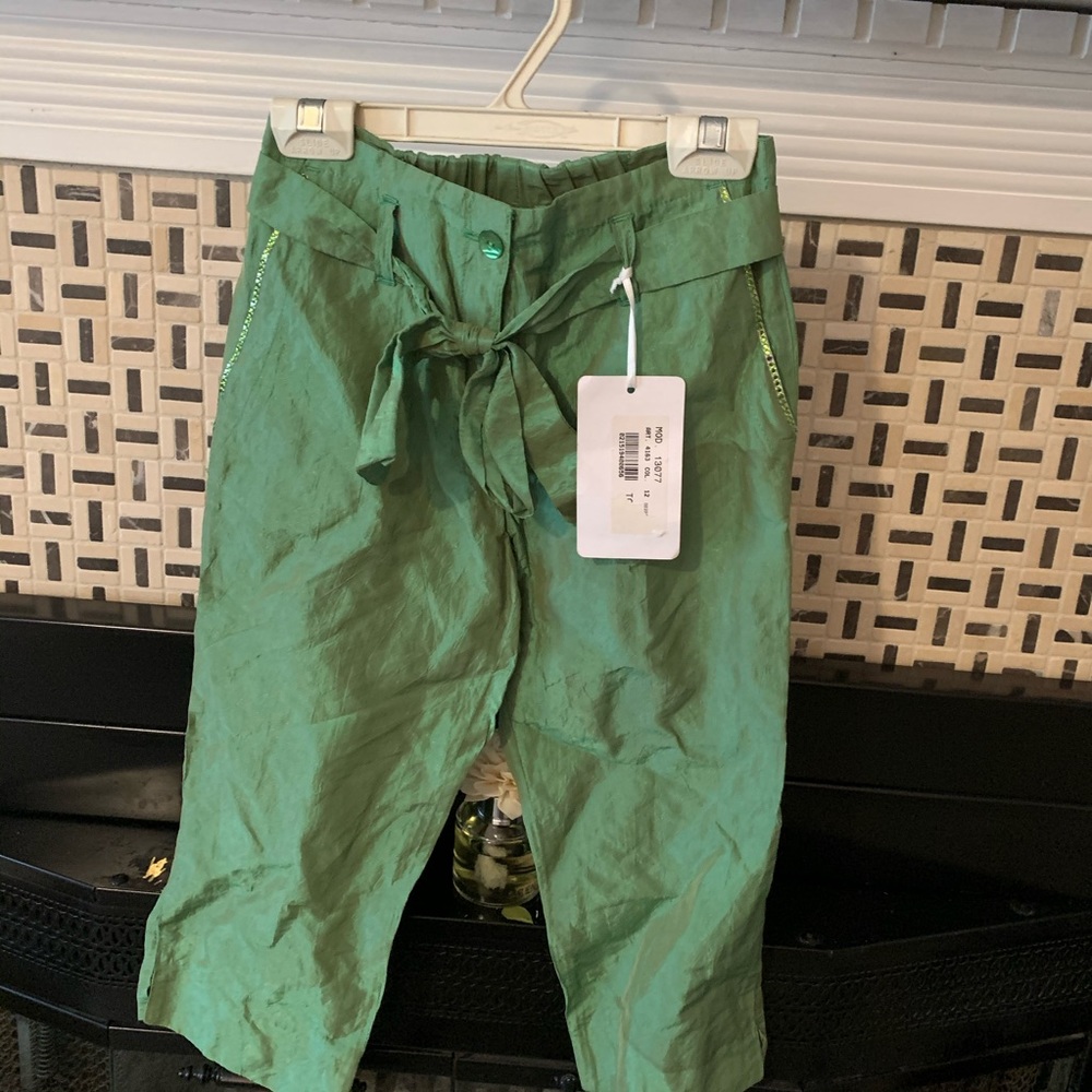 Special Day taffeta boutique Crop pant girls  8
